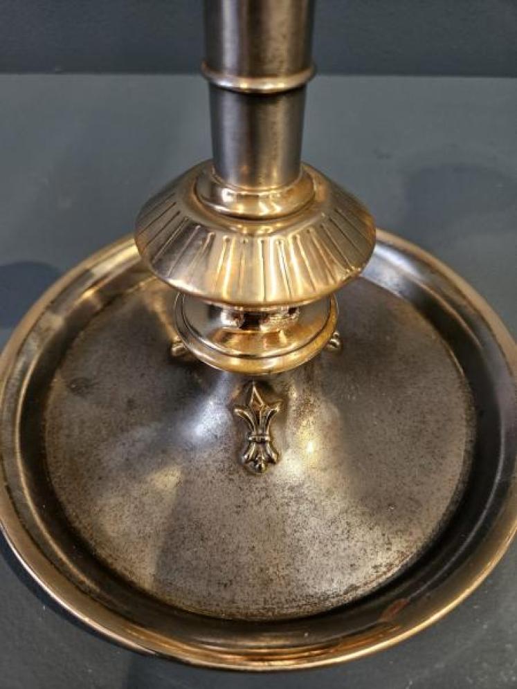 Superb Early Victorian Cast Iron And Bronze Candlesticks - Image 7