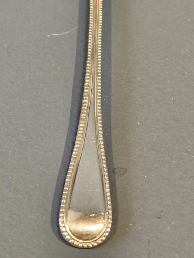Set of Five Mid Victorian Silver Condiment Spoons - Image 5