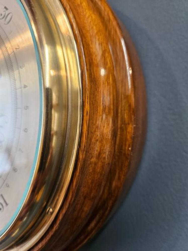 Negretti & Zambra Walnut Barometer - Image 5