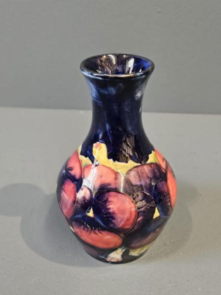 Moorcroft Pansy Bottle Vase - Image 1
