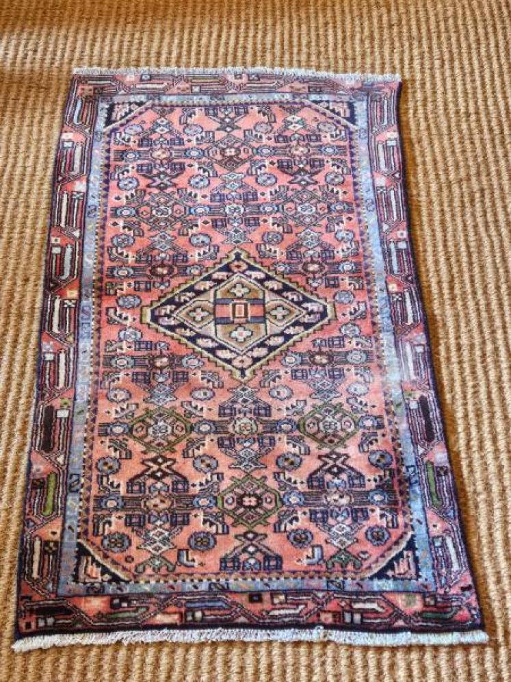 Antique Persian Wool Rug - Image 2