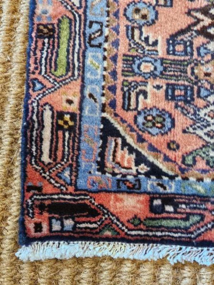 Antique Persian Wool Rug - Image 4