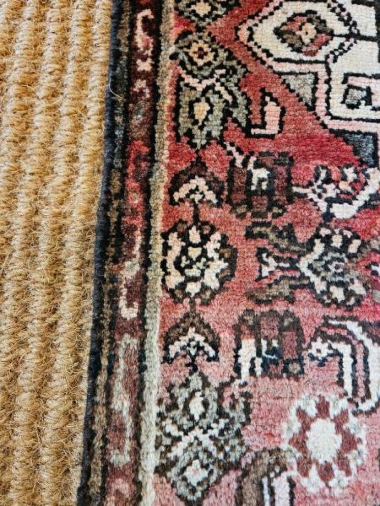 Antique 8' Wool Runner  - Image 4