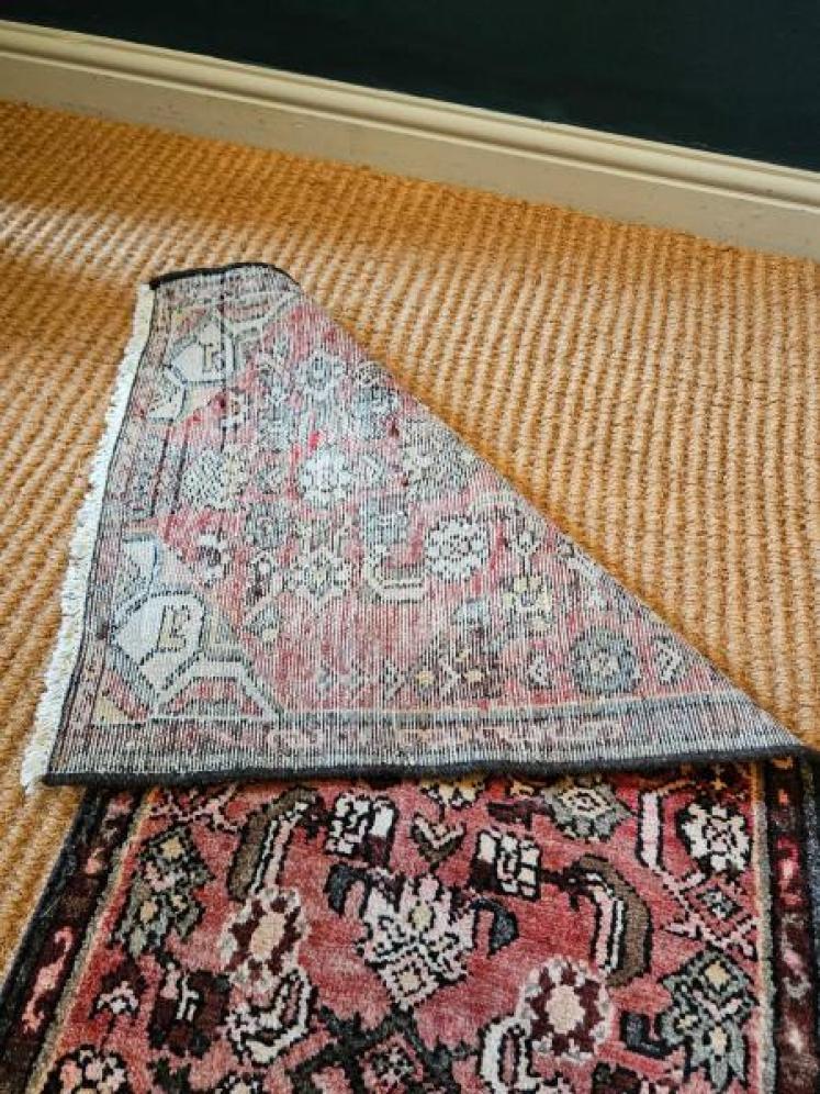 Antique 8' Wool Runner  - Image 6