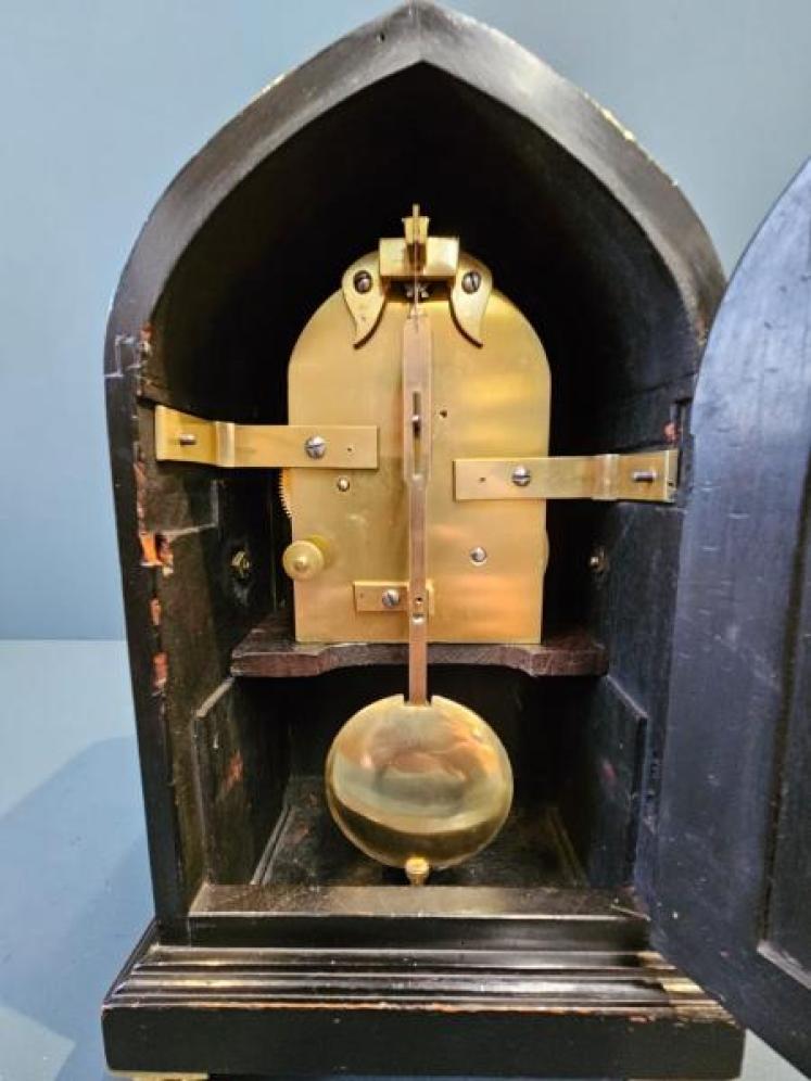 Small Regency Norwich Bracket Clock - Image 6