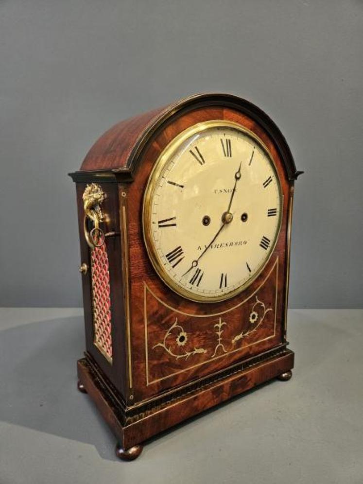 Regency Double Fusee Bracket Clock by Snow of Knaresborough - Image 6