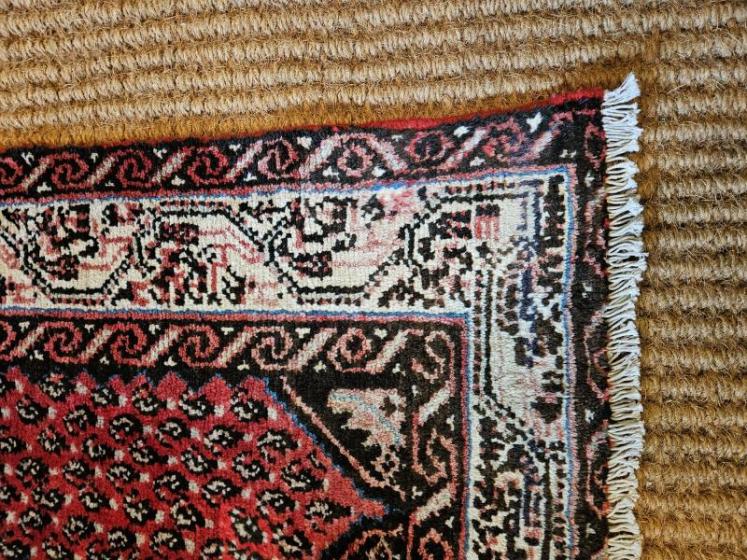Antique Persian Pure Wool Rug Runner - Image 4
