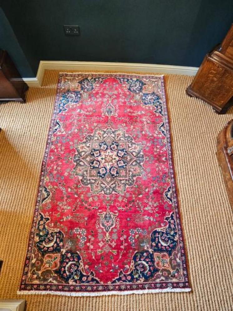 Superb Late Victorian Persian Pure Wool Rug - Image 1
