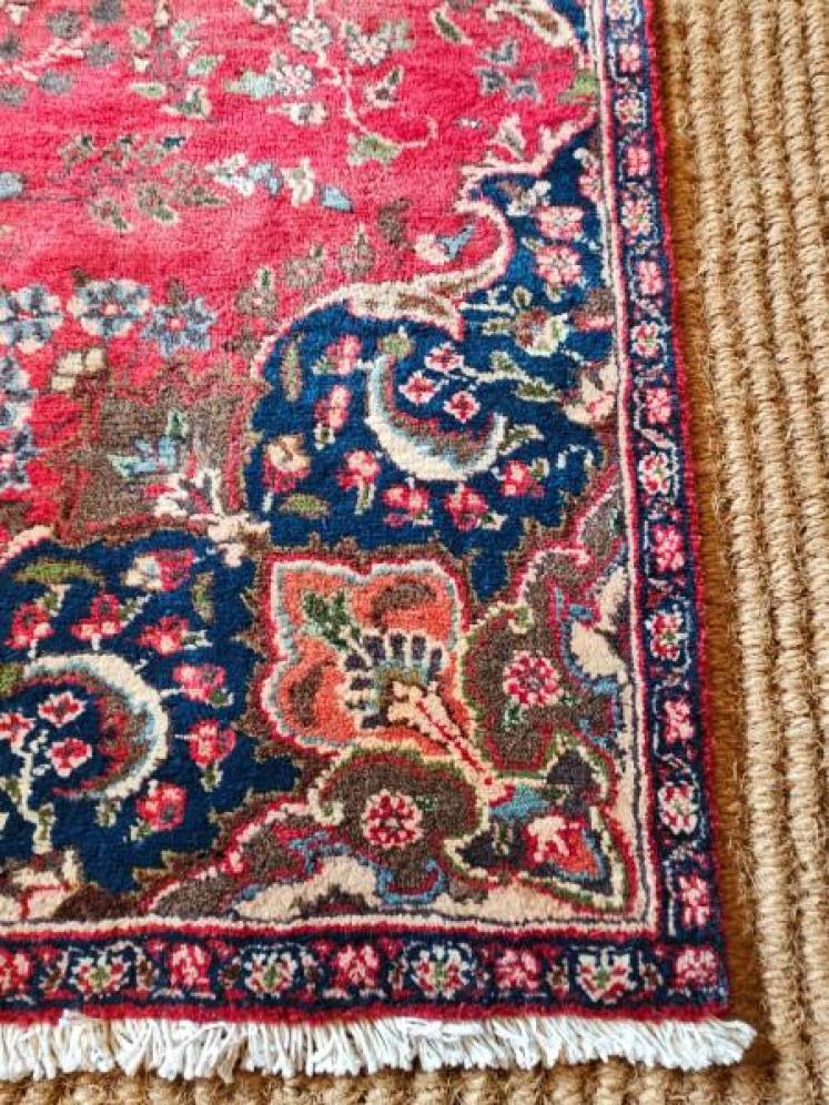 Superb Late Victorian Persian Pure Wool Rug - Image 4