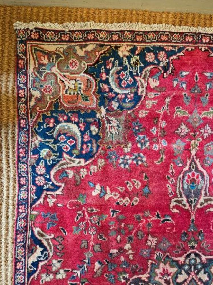 Superb Late Victorian Persian Pure Wool Rug - Image 6