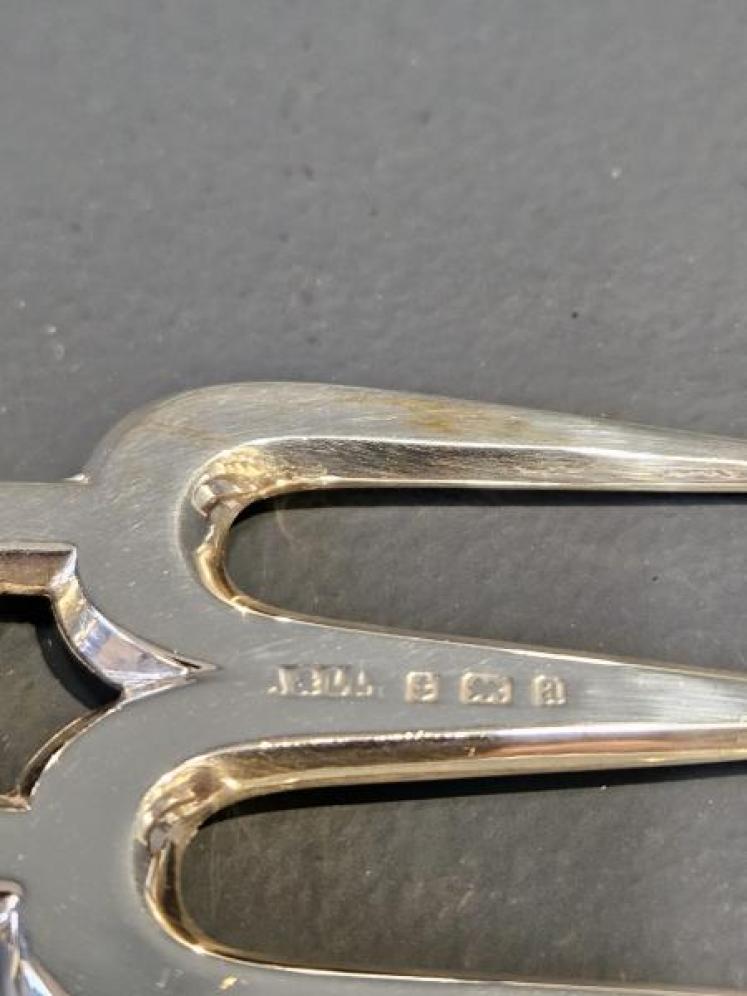 Rare Victorian Silver Toasting Fork - Image 5