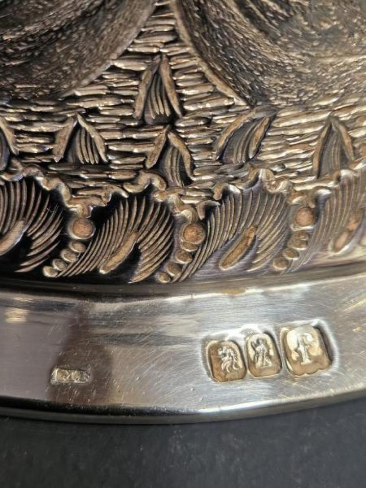 Superb Victorian Silver Plate Ring - Image 3