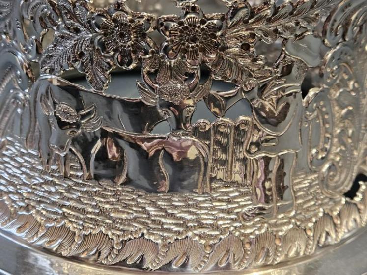 Superb Victorian Silver Plate Ring - Image 4