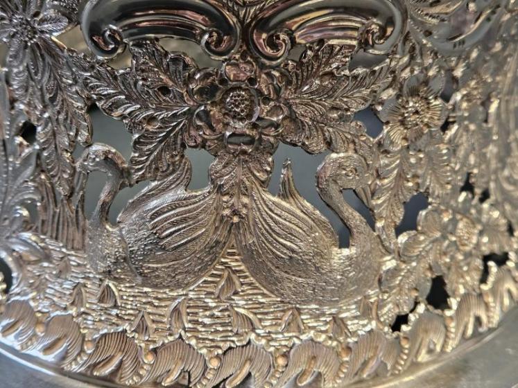 Superb Victorian Silver Plate Ring - Image 5