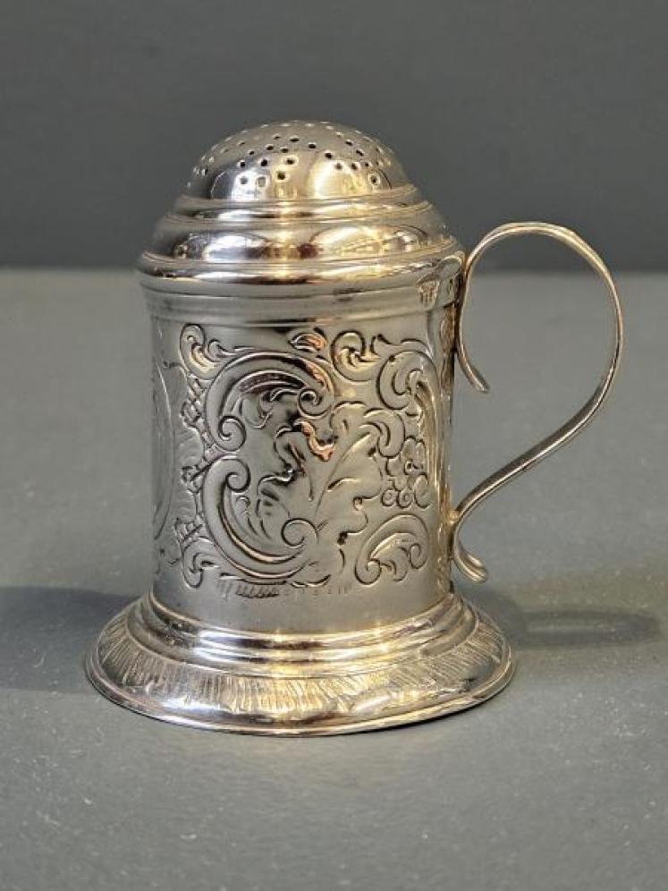 Victorian Silver Flour Sifter - Image 2