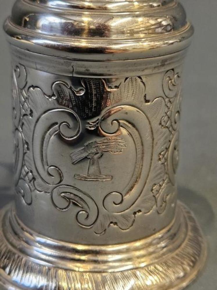 Victorian Silver Flour Sifter - Image 3