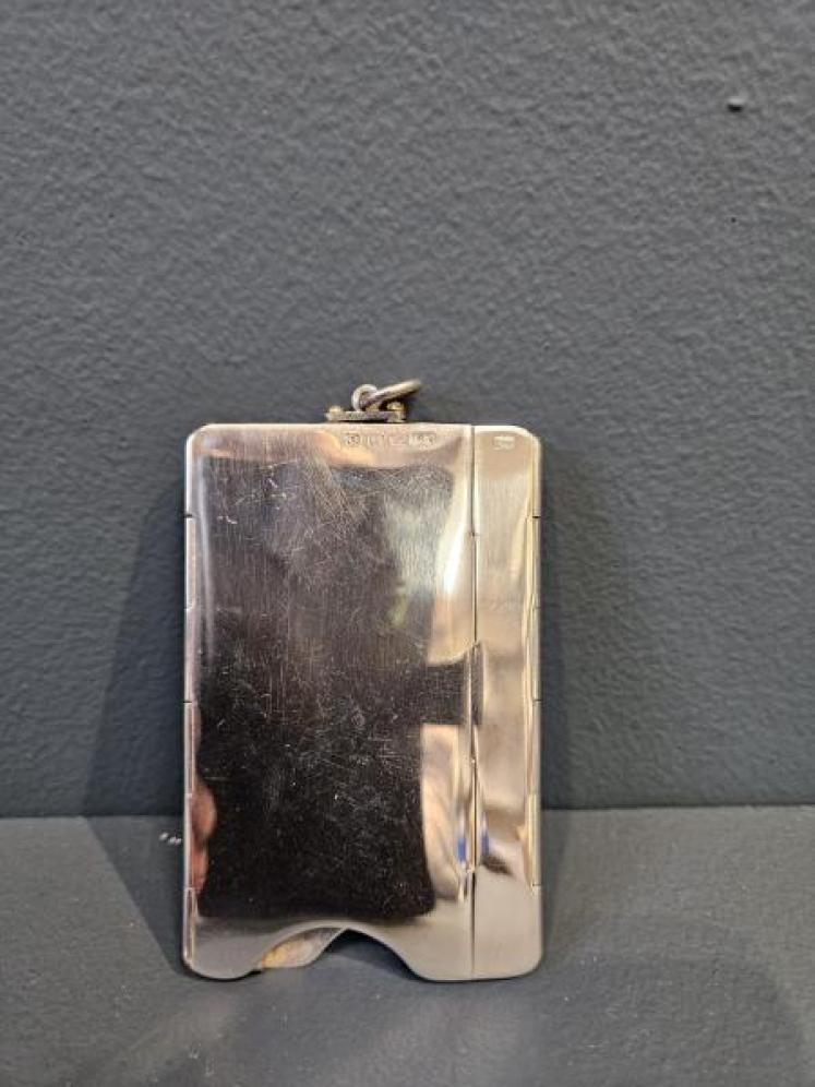 Rare Silver Collapsible Calling Card Case - Image 3