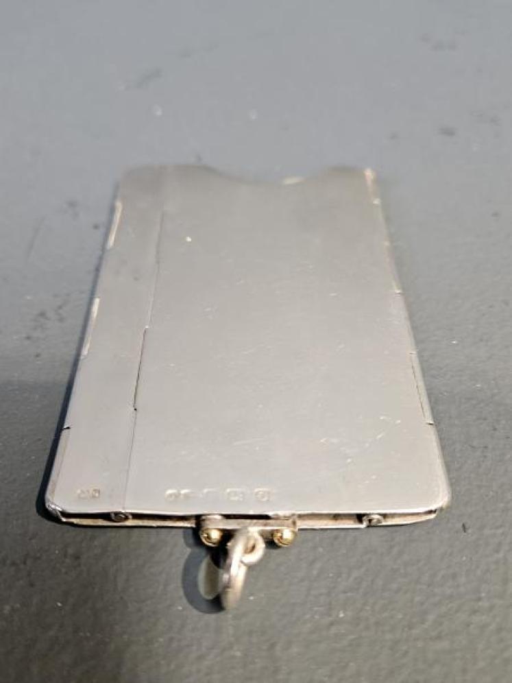 Rare Silver Collapsible Calling Card Case - Image 4