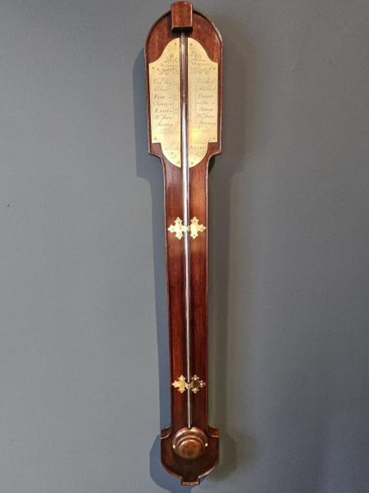 Primitive James Pratt Askrigg Wensleydale Stick Barometer  - Image 2