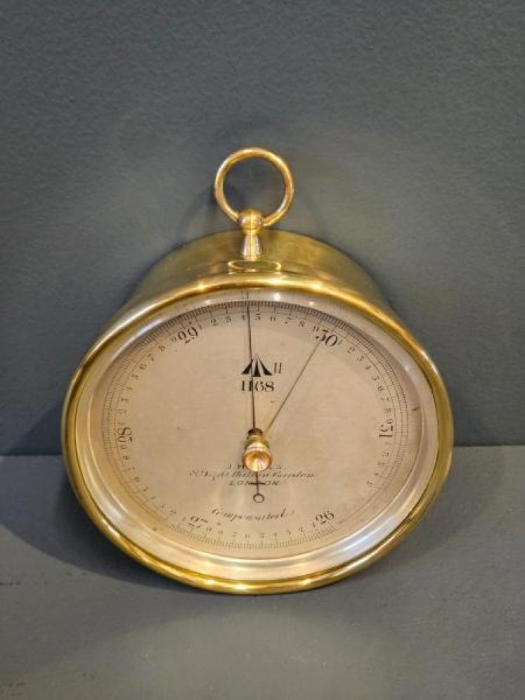 Victorian Marine Barometer by Hicks - Image 3