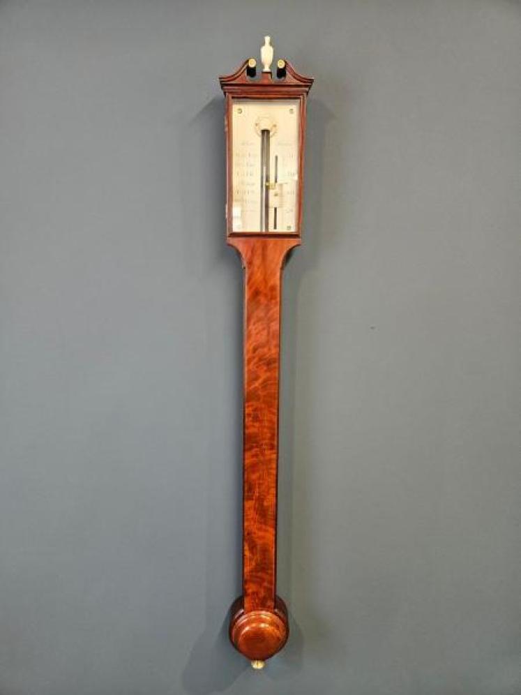 Fine George III Stick Barometer by Blunt, London - Image 1