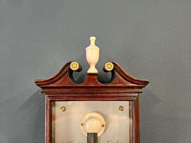 Fine George III Stick Barometer by Blunt, London - Image 3
