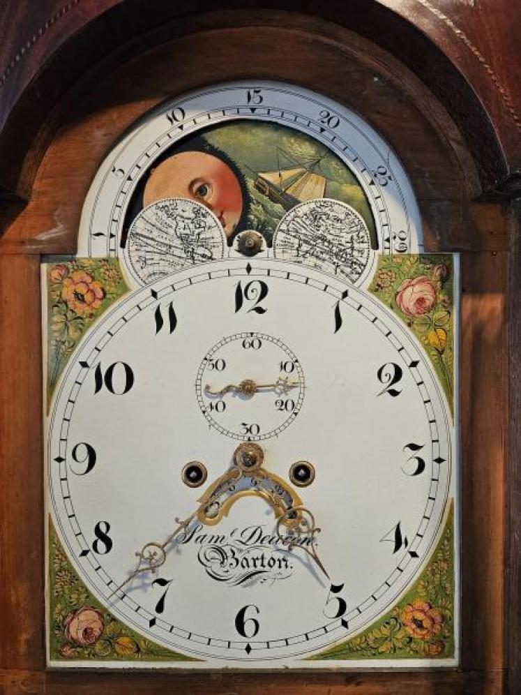 Samuel Deacon of Barton Georgian 8 Day Longcase Clock - Image 2