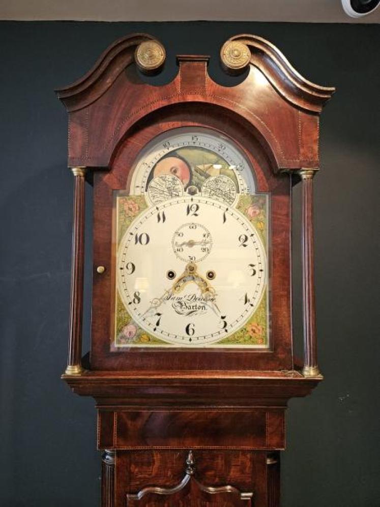 Samuel Deacon of Barton Georgian 8 Day Longcase Clock - Image 3