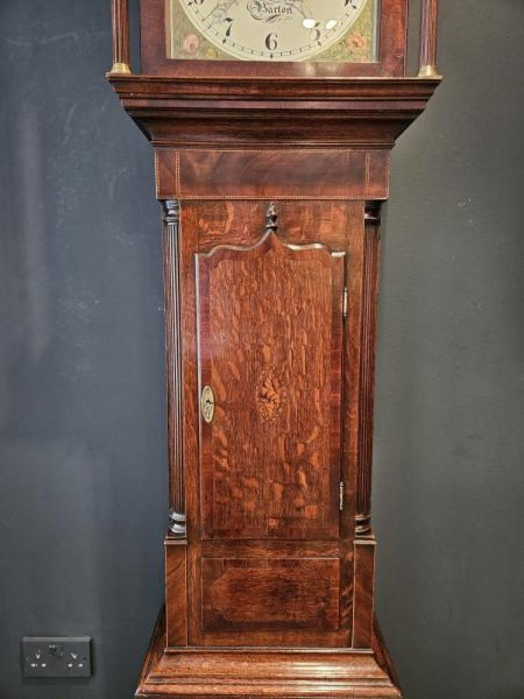 Samuel Deacon of Barton Georgian 8 Day Longcase Clock - Image 4