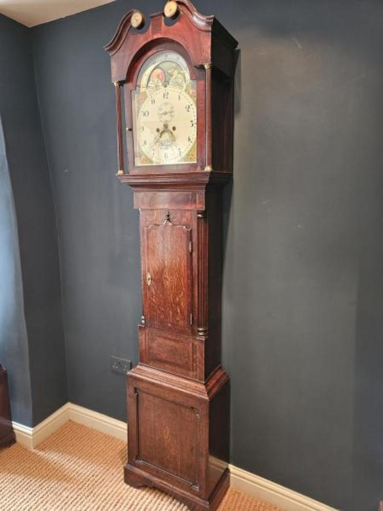 Samuel Deacon of Barton Georgian 8 Day Longcase Clock - Image 6