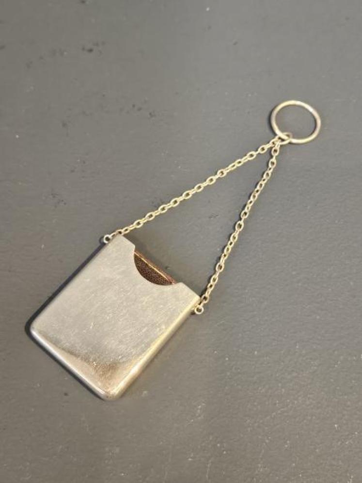 Edwardian Silver Notepad Holder - Image 1