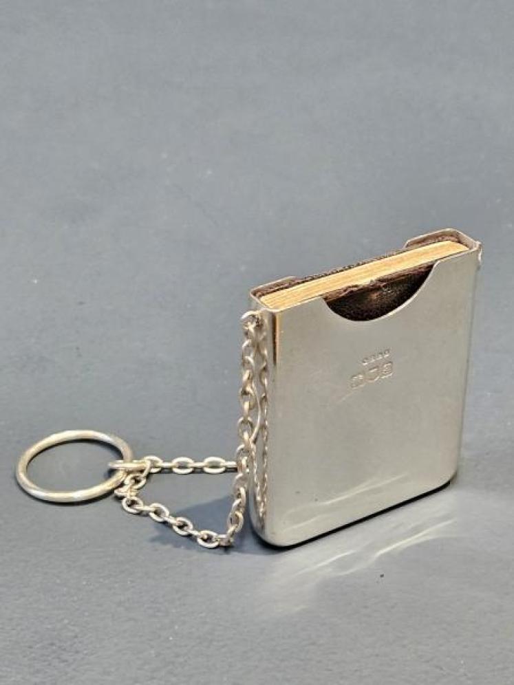 Edwardian Silver Notepad Holder - Image 6