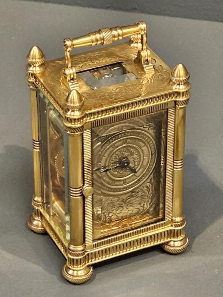Edwardian Miniature Carriage Clock - Image 2