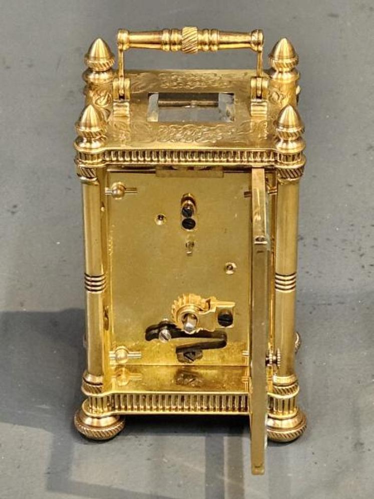 Edwardian Miniature Carriage Clock - Image 3