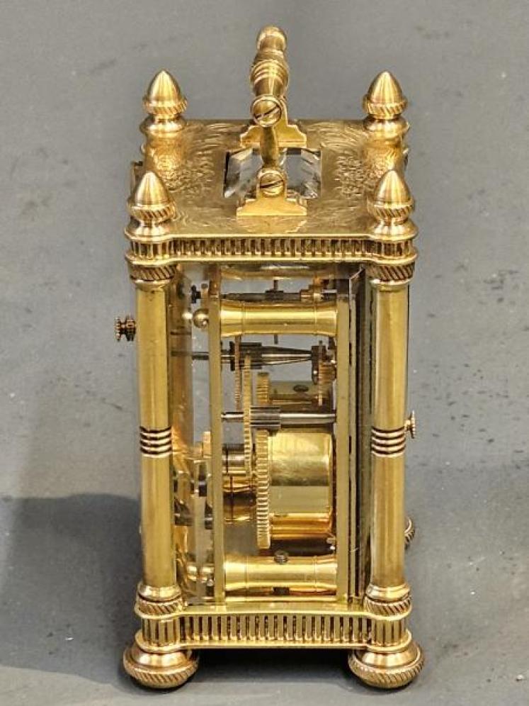 Edwardian Miniature Carriage Clock - Image 4