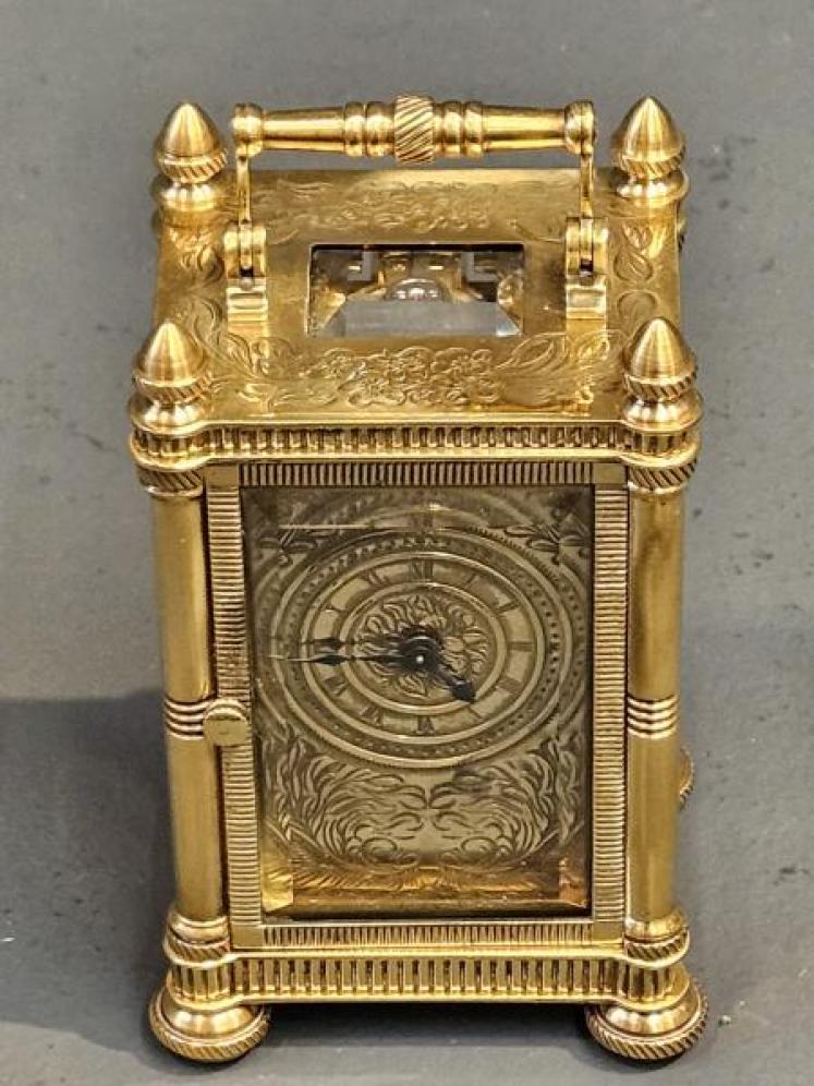 Edwardian Miniature Carriage Clock - Image 5