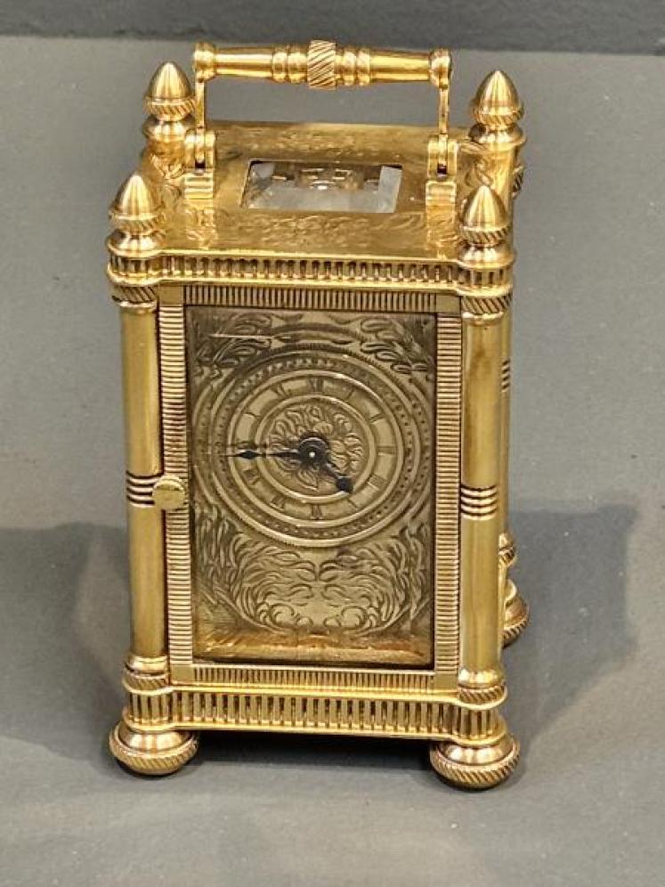 Edwardian Miniature Carriage Clock - Image 7