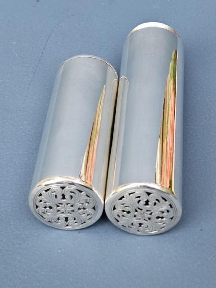 Rare George III Silver Tooth Brush Canister - Image 5