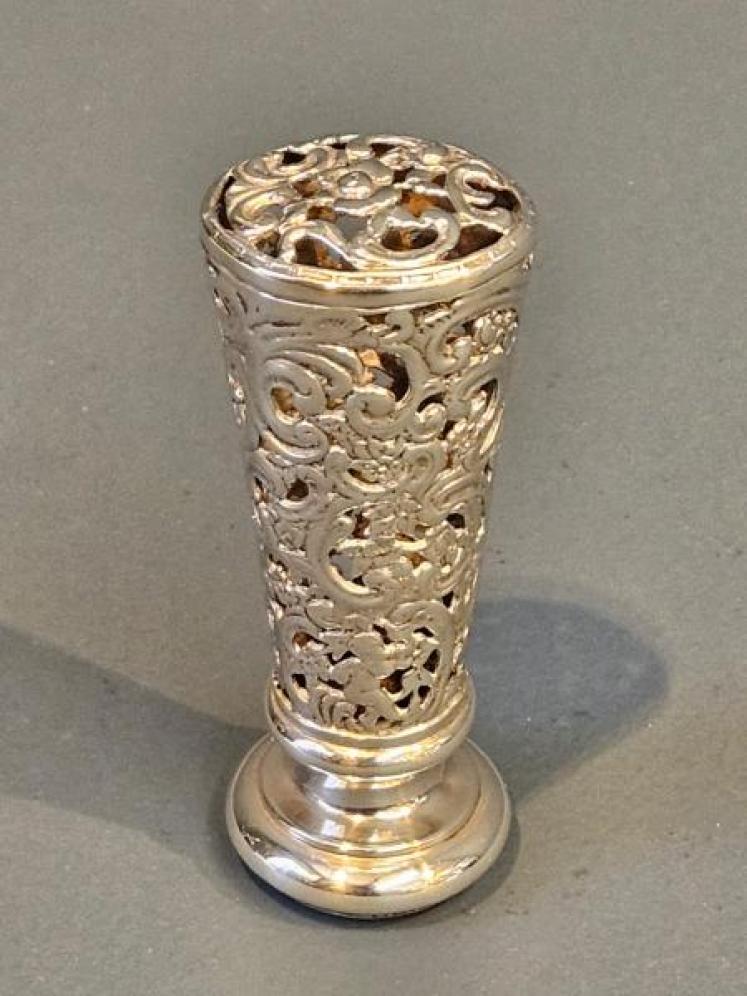Large Victorian Silver Wax Seal - Image 1