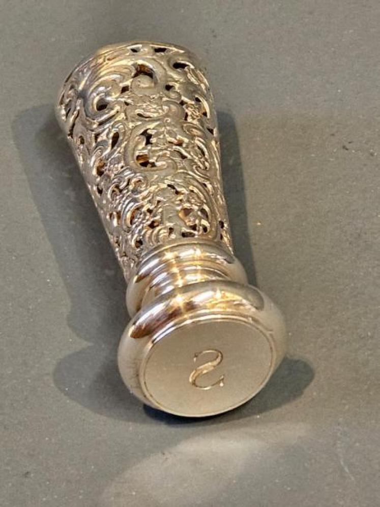 Large Victorian Silver Wax Seal - Image 2