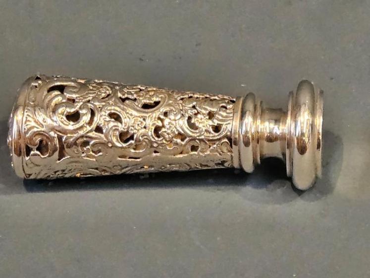 Large Victorian Silver Wax Seal - Image 3