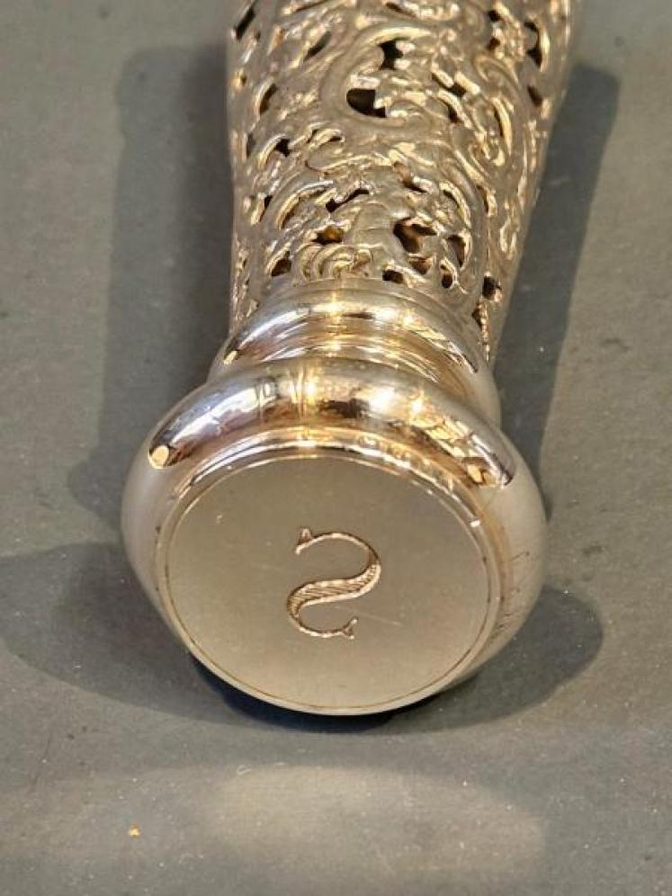Large Victorian Silver Wax Seal - Image 6