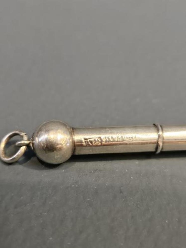 Edwardian Silver Telescopic Button Hook - Image 4