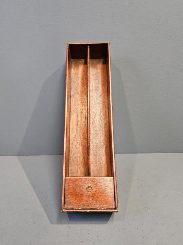 George III Mahogany Church Wardens Candle Box - Image 3