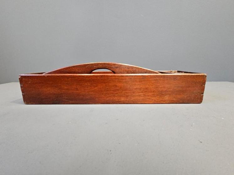 George III Mahogany Church Wardens Candle Box - Image 4
