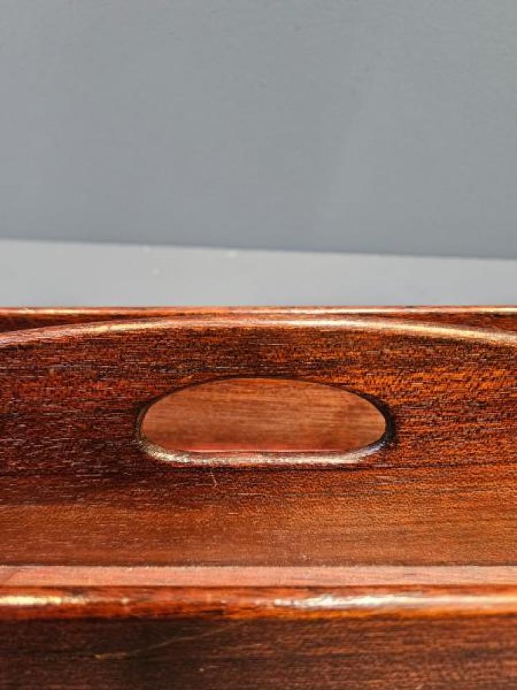 George III Mahogany Church Wardens Candle Box - Image 6