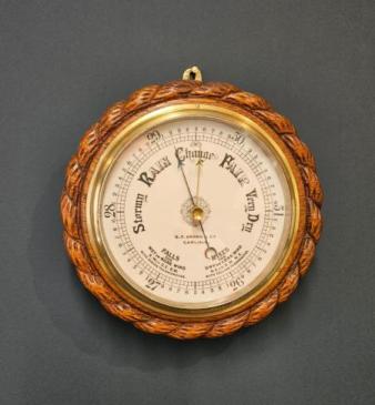 Victorian Oak Carlisle Ship's Barometer