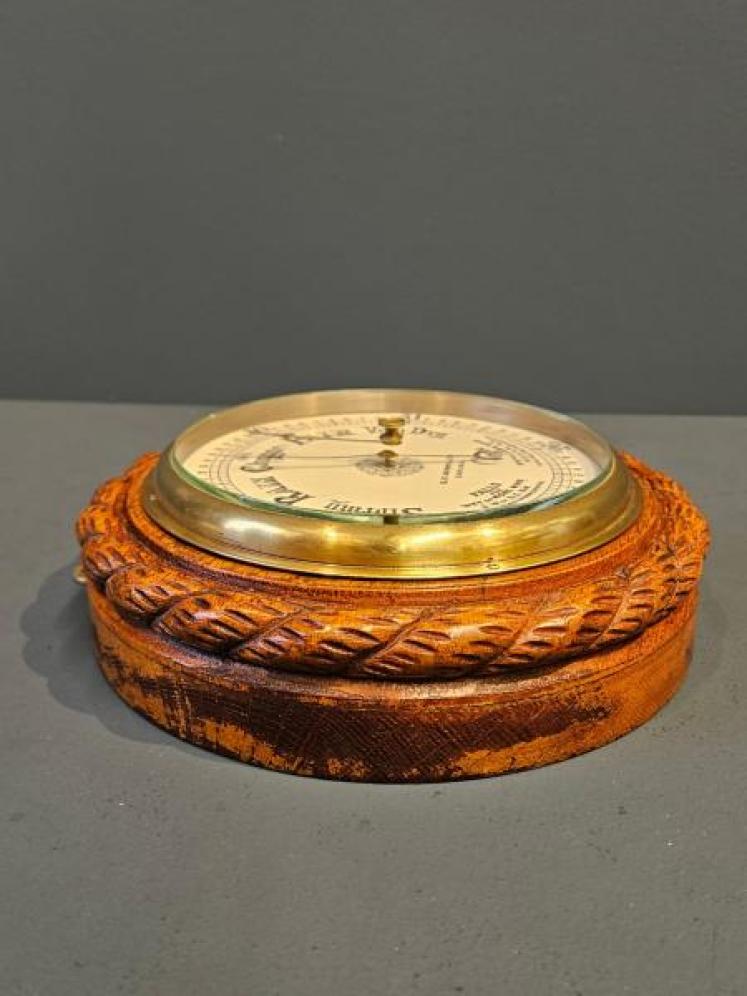 Victorian Oak Carlisle Ship's Barometer - Image 5