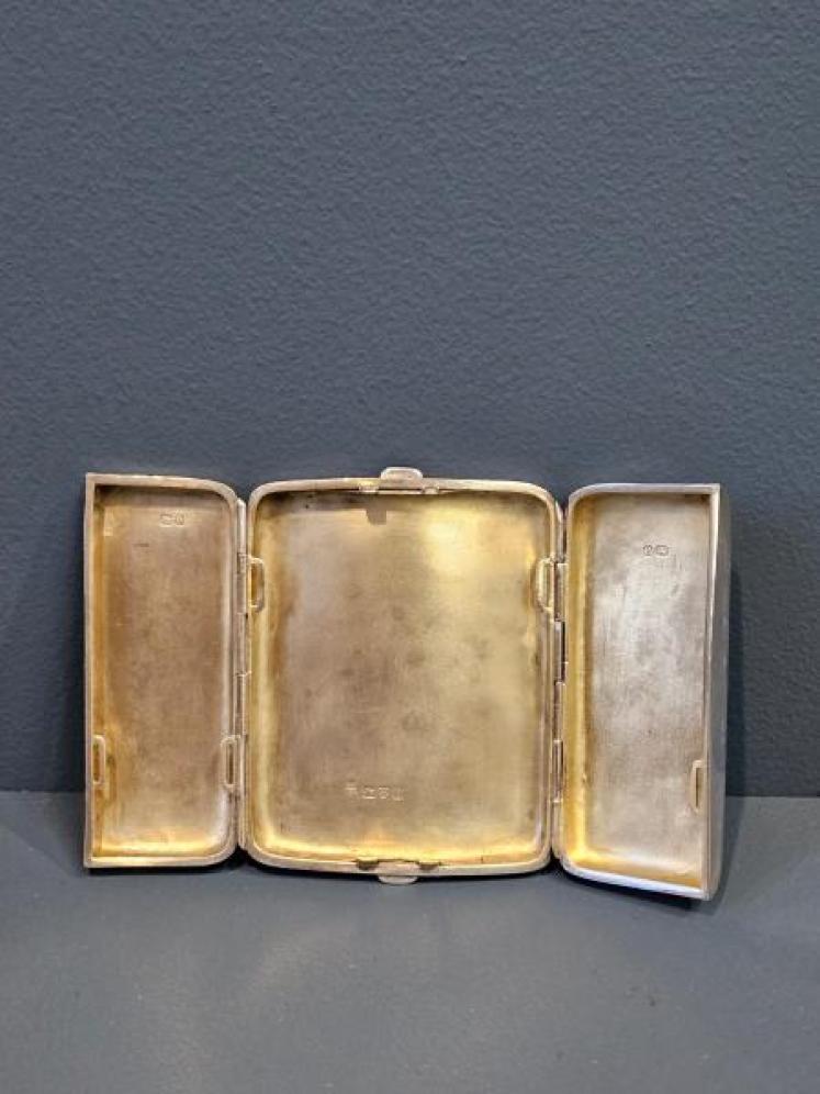 Victorian Silver Split Opening Cheroot Case - Image 2