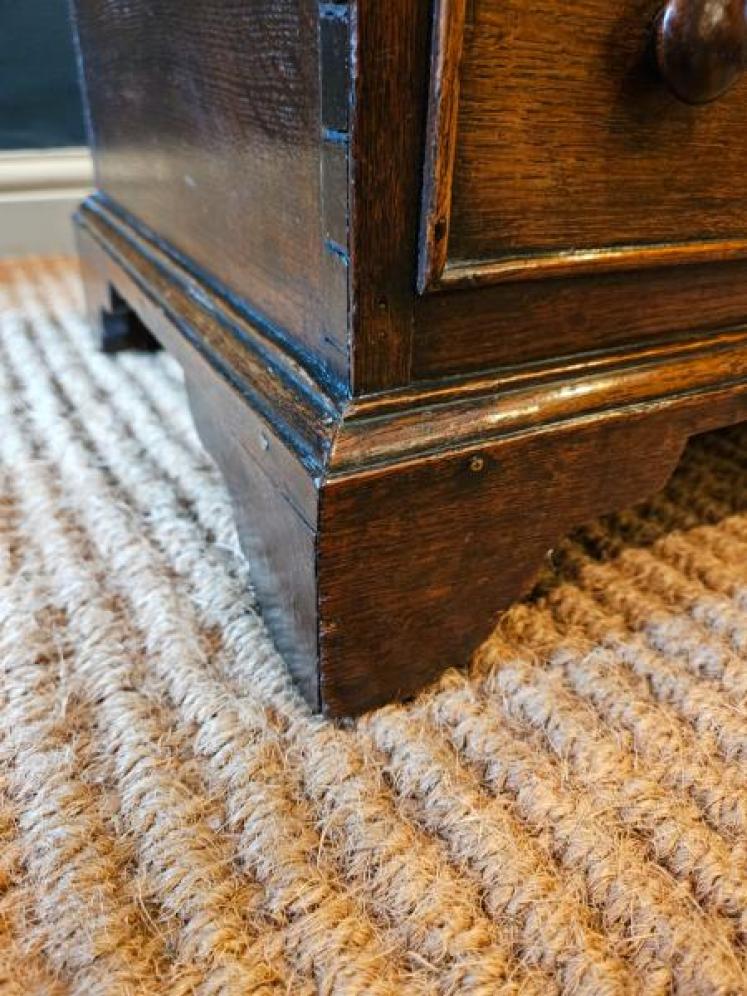 George II Oak Box Coffer  - Image 7